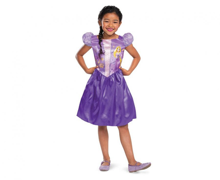 Strój Rapunzel Basic- Tangled Princess (licencja), rozm. XS (3-4 lat)