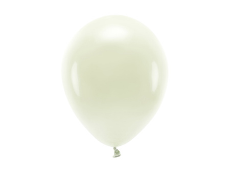 Balony Eco 26cm pastelowe, kremowy (1 op. / 10 szt.)