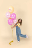 Balony 30 cm, Tęcza, mix (1 op. / 6 szt.)