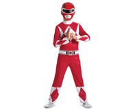 Strój Red Ranger Fancy - Power Rangers (licencja), rozm. S (4-6 lat)