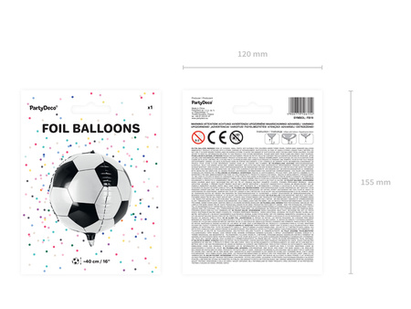 Balon foliowy Piłka, 40cm