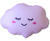 Balon foliowy 24" - Chmurka (matowa Pink)
