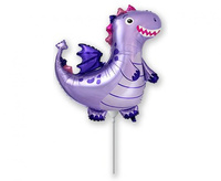 Balon foliowy 14" - Smok liliowy