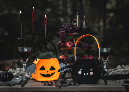 Torebka Halloween Dynia, pomarańczowa