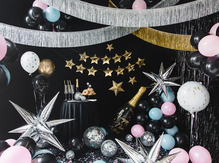Baner Happy New Year gwiazdki, 290x17 cm