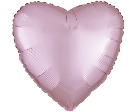 Balon foliowy 18 cali HRT - Serce, różowy