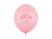 Balony 30cm, Bucik, Pastel Baby Pink (1 op. / 6 szt.)