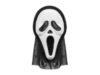 Maska Halloween z kapturem, 18x31cm, mix