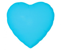 Balon foliowy Serce, fluor niebieski, 18