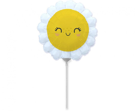 Balon foliowy 14" - Uśmiechnięta Stokrotka