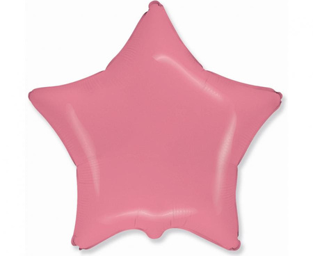 Balon foliowy 18" - Gwiazda (pastel czerwony)