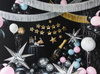 Baner Happy New Year gwiazdki, 290x17 cm