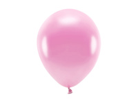 Balony Eco 26cm metalizowane, różowy (1 op. / 10 szt.)