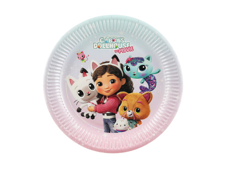 Talerzyki Koci Domek Gabi, mix, 23 cm (1 op. / 6 szt.)