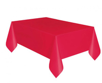 Obrus czerwony, rozm. 137 x 274 cm