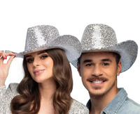 Kapelusz Rodeo, srebrny