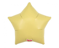 Balon foliowy, gwiazda 15", Ice Orange, 5 szt.