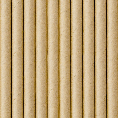 Słomki papierowe, kraft, 19.5cm (1 op. / 10 szt.)