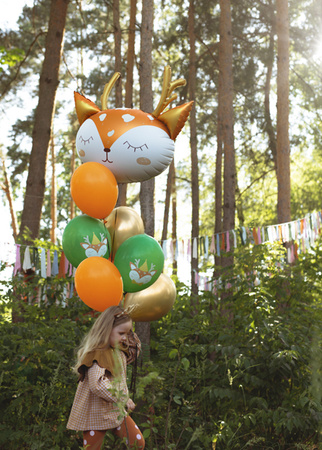 Balon foliowy Jelonek, 73x64cm, mix