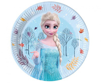 Talerzyki papierowe Frozen Idyllic Wonder, 20cm, 8 szt.