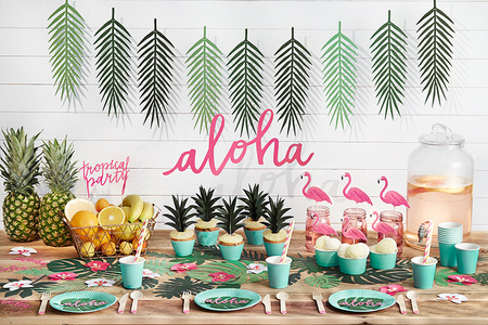 Toppery Aloha - Flamingi, 15-23,5cm (1 op. / 6 szt.)