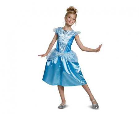 Strój Cinderella Classic - Princess (licencja), rozm. M (7-8 lat)
