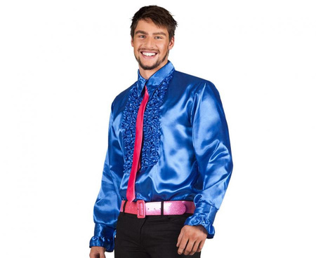 Koszulka Party, niebieska, rozm. L