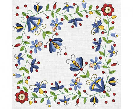 Serwetki papierowe Wejherowski Embroidery Folk, 33 x 33 cm,  20 szt.