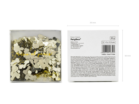 Konfetti Penisy, złoty, 30g