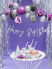 Balony Strong 27cm, Metallic Silver Snow (1 op. / 100 szt.)