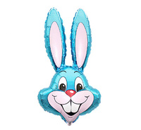 Balon foliowy 14" - "Rabbit - Królik" (niebieski)