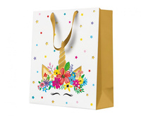 Torebka prezentowa UNICORN PARTY, 20x25x10 cm, 1 szt.