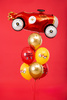 Balony 30cm, Happy Birthday, mix (1 op. / 6 szt.)