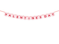 Baner Valentines Day, 150x13 cm, mix