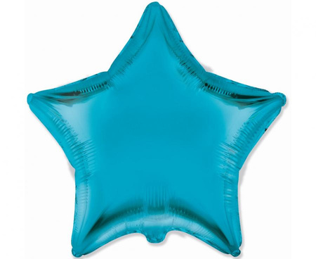 Balon foliowy 18" - Gwiazda (satynowy capri)