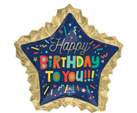 Balon foliowy Bright Birthday Blocks
