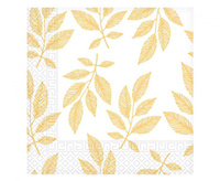 Serwetki papierowe Orange Leaves Decorata, rozm. 33 x 33 cm, 20 szt.