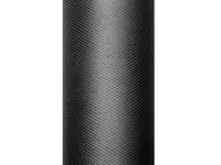 Tiul gładki, czarny, 0,15 x 9m (1 szt. / 9 mb.)