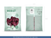 Balony Eco 26cm pastelowe, bordo (1 op. / 100 szt.)
