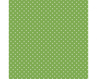 Serwetki pap. White dots on green, 33x33 cm, 20 szt.