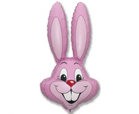 Balon foliowy 24" - "Rabbit" (jasnoróżowy)