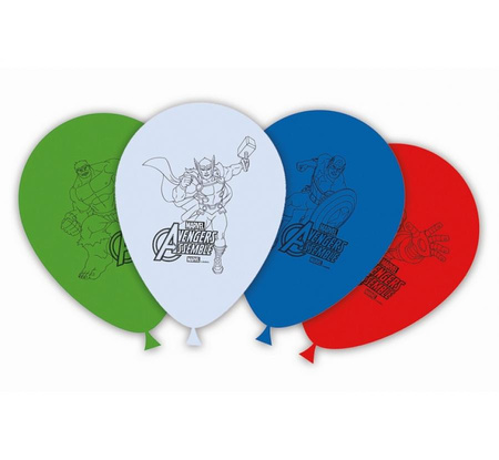 Balon Avengers Multi Heroes, 8 szt. KK