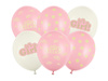 Balony 30cm, It's a Girl, Pastel Mix (1 op. / 50 szt.)