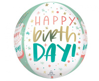 Balon foliowy ORBZ Happy cake day