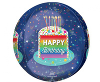 Balon foliowy ORBZ Rainbow Slice Birthday
