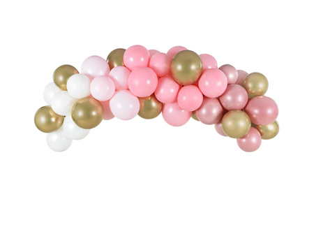 Balony Eco 30cm metalizowane, różowe złoto (1 op. / 10 szt.)