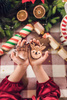 Wykrawacze do ciastek Merry Christmas, srebrny (1 op. / 6 szt.)