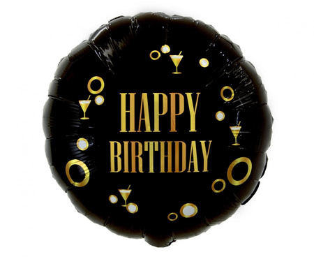 Balon foliowy Happy Birthday , 18 cali