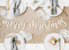 Drewniany baner Merry Christmas, 87x17cm