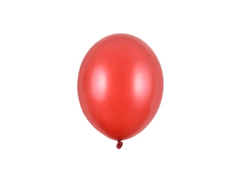 Balony Strong 12cm, Metallic Poppy Red (1 op. / 100 szt.)